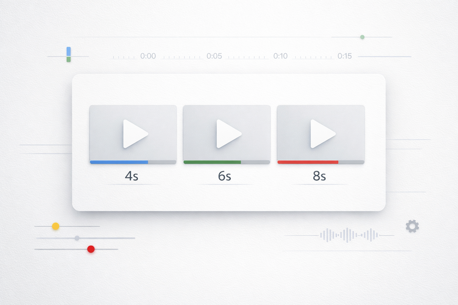 Veo 3.1 single clip length options 4s 6s 8s